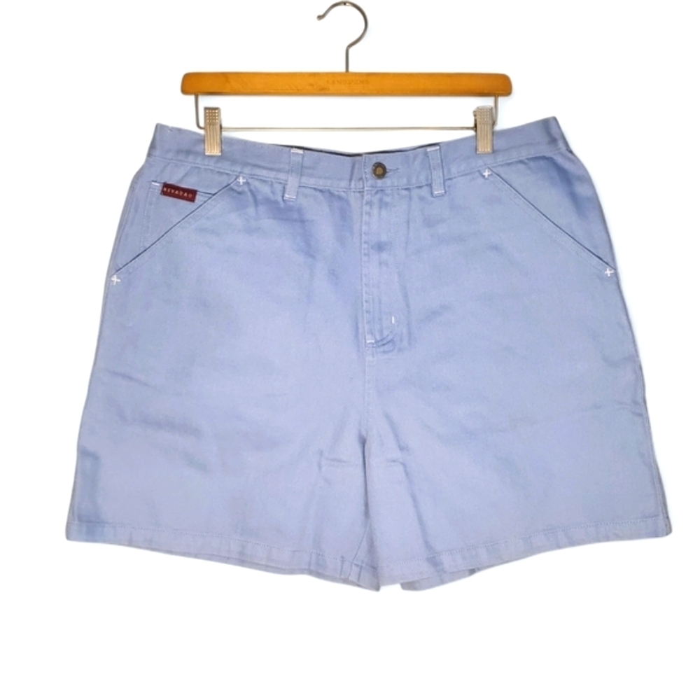 Nevada Vintage Women's Light Blue Denim Shorts Size 18W NWOT